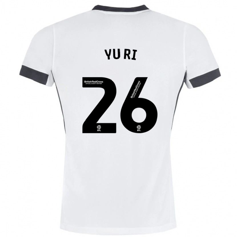 Danxen Kid Choe Yu-Ri #26 White Black Away Jersey 2024/25 T-Shirt