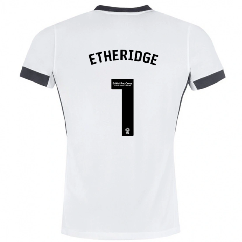 Danxen Kid Neil Etheridge #1 White Black Away Jersey 2024/25 T-Shirt