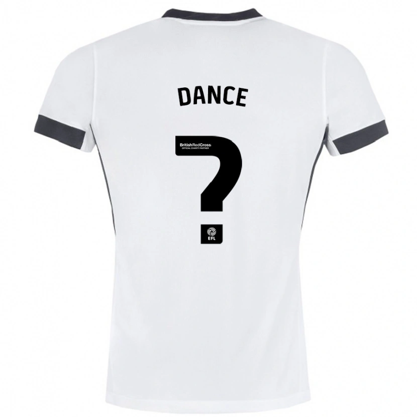 Danxen Kid Morgan Dance #0 White Black Away Jersey 2024/25 T-Shirt