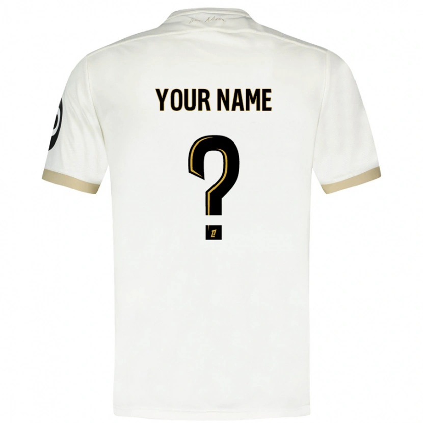 Danxen Kid Your Name #0 White Gold Away Jersey 2024/25 T-Shirt