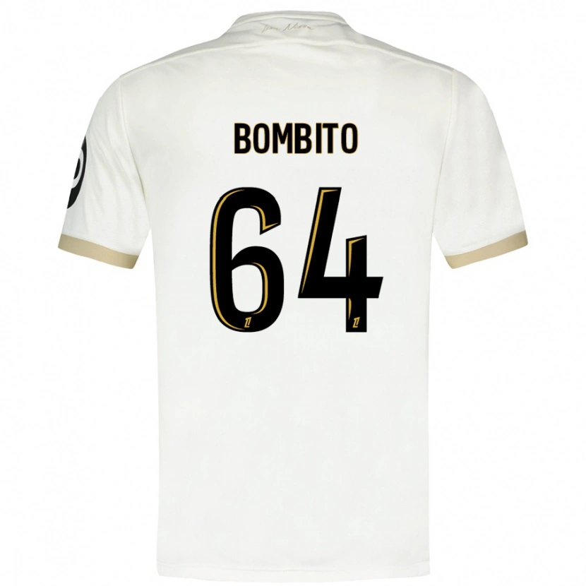 Danxen Kid Moïse Bombito #64 White Gold Away Jersey 2024/25 T-Shirt