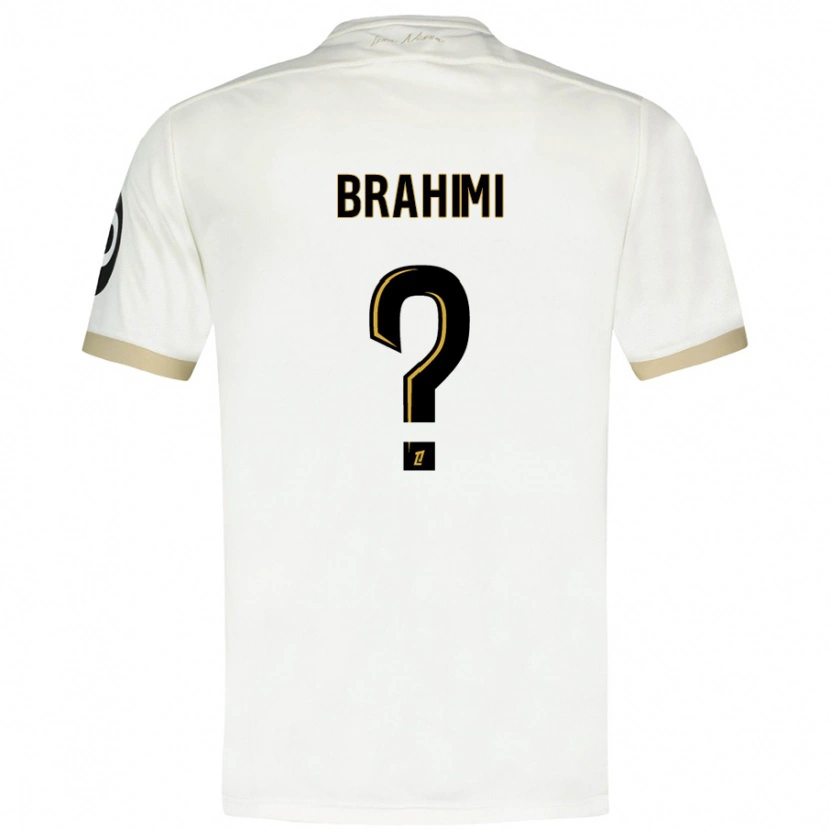 Danxen Kid Billal Brahimi #0 White Gold Away Jersey 2024/25 T-Shirt