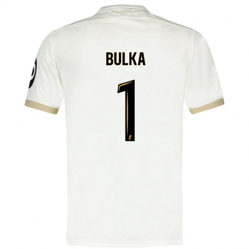 Danxen Kid Marcin Bulka #1 White Gold Away Jersey 2024/25 T-Shirt