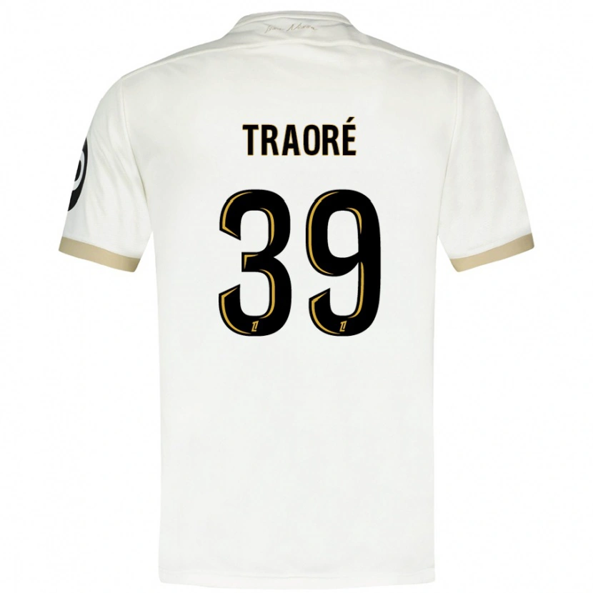 Danxen Kid Daouda Traoré #39 White Gold Away Jersey 2024/25 T-Shirt