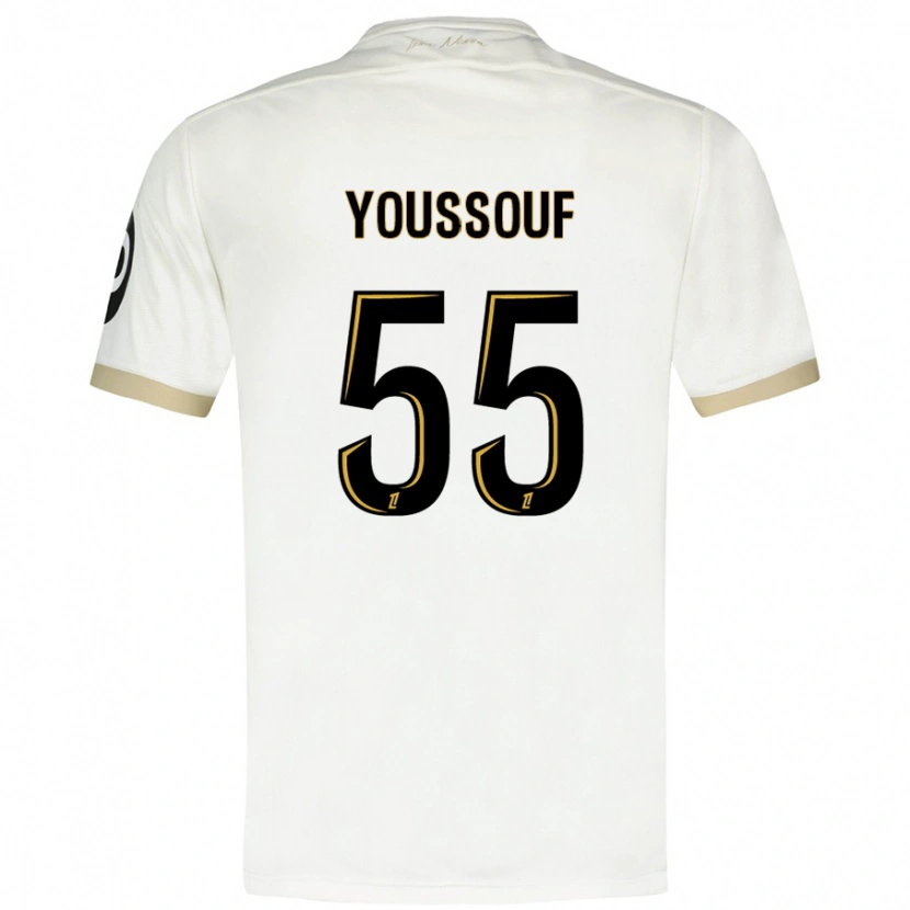 Danxen Kid Youssouf Ndayishimiye #55 White Gold Away Jersey 2024/25 T-Shirt