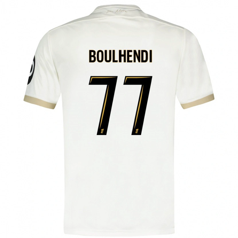 Danxen Kid Teddy Boulhendi #77 White Gold Away Jersey 2024/25 T-Shirt