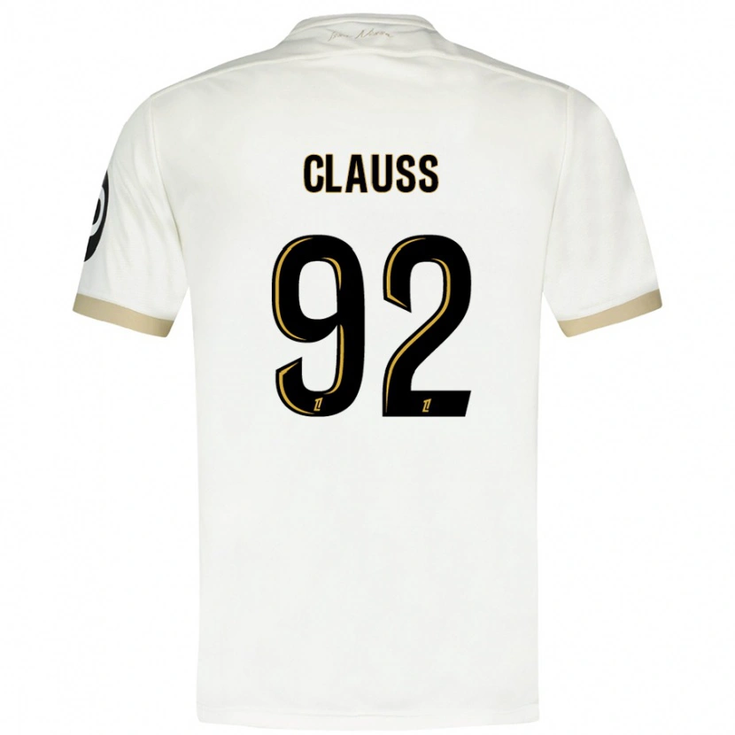 Danxen Kid Jonathan Clauss #92 White Gold Away Jersey 2024/25 T-Shirt