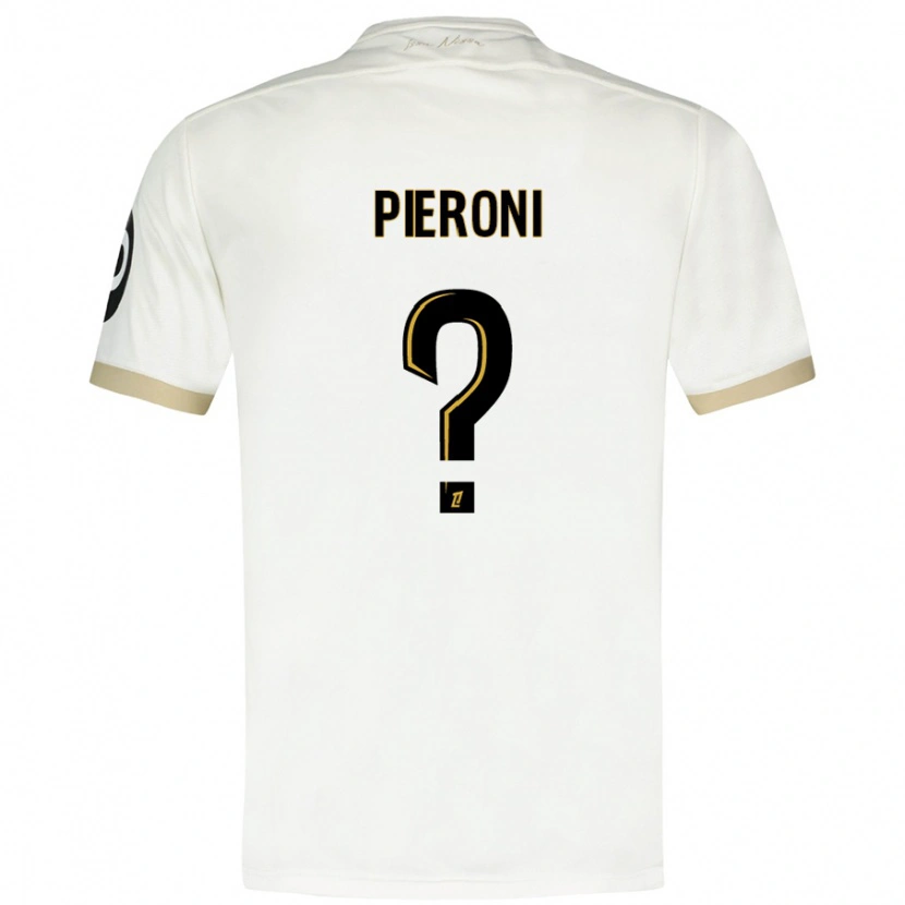 Danxen Kid Dorian Pieroni #0 White Gold Away Jersey 2024/25 T-Shirt