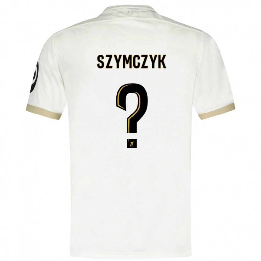 Danxen Kid Kacper Szymczyk #0 White Gold Away Jersey 2024/25 T-Shirt