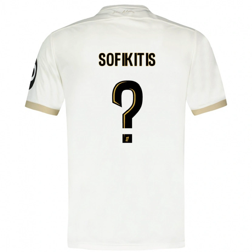 Danxen Kid Yanis Sofikitis #0 White Gold Away Jersey 2024/25 T-Shirt