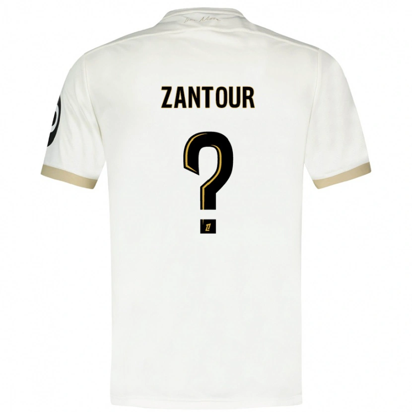 Danxen Kid Ishaq Zantour #0 White Gold Away Jersey 2024/25 T-Shirt