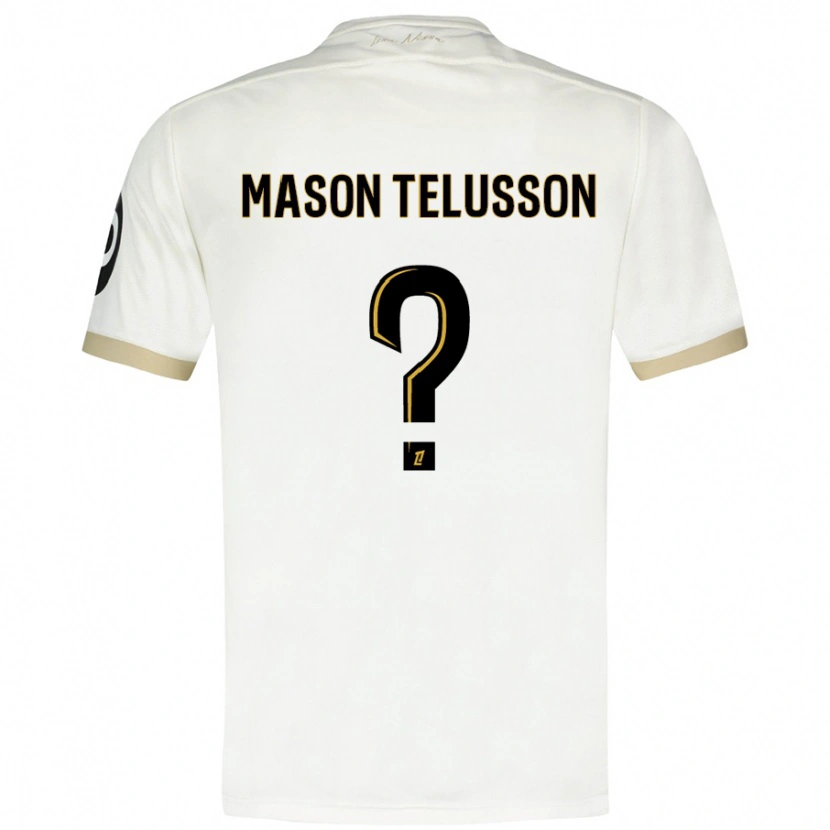 Danxen Kid Jah Mason Telusson #0 White Gold Away Jersey 2024/25 T-Shirt