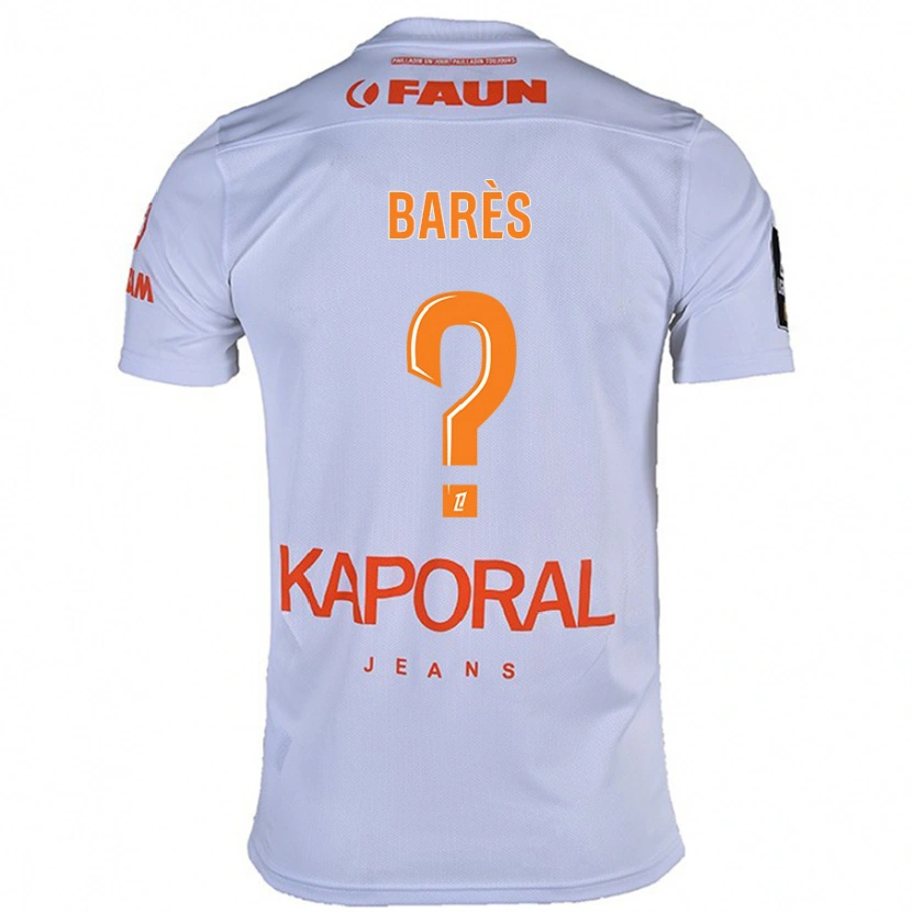 Danxen Kid Gabriel Barès #0 White Away Jersey 2024/25 T-Shirt