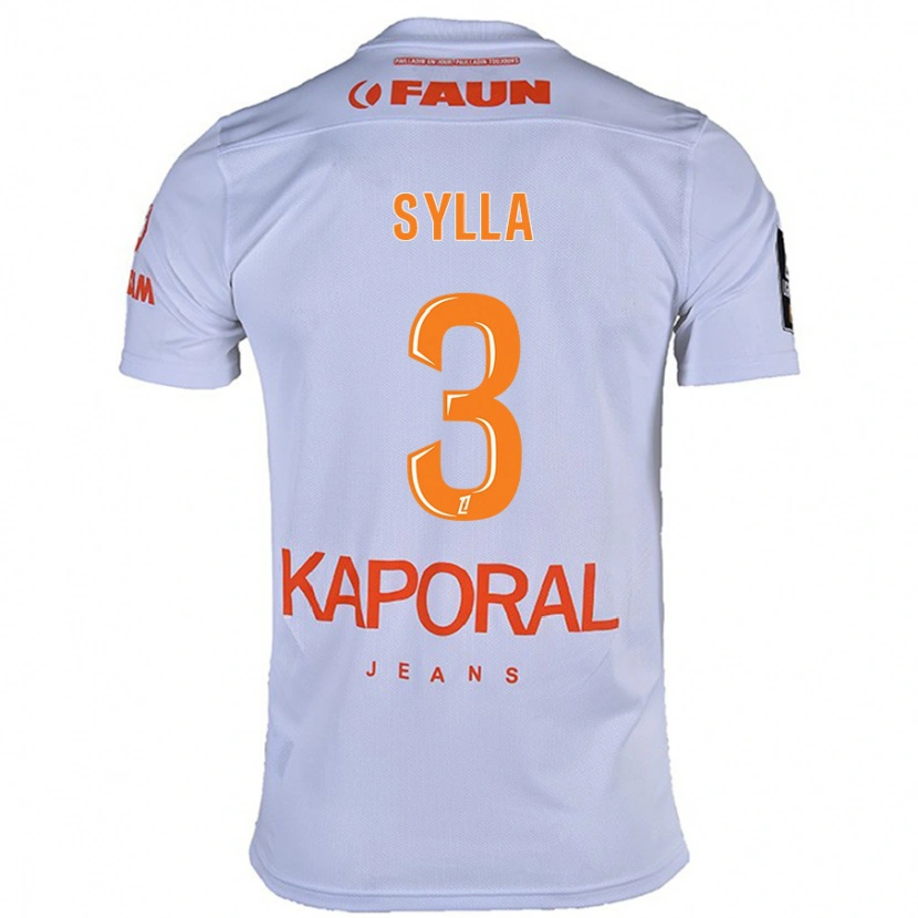 Danxen Kid Issiaga Sylla #3 White Away Jersey 2024/25 T-Shirt