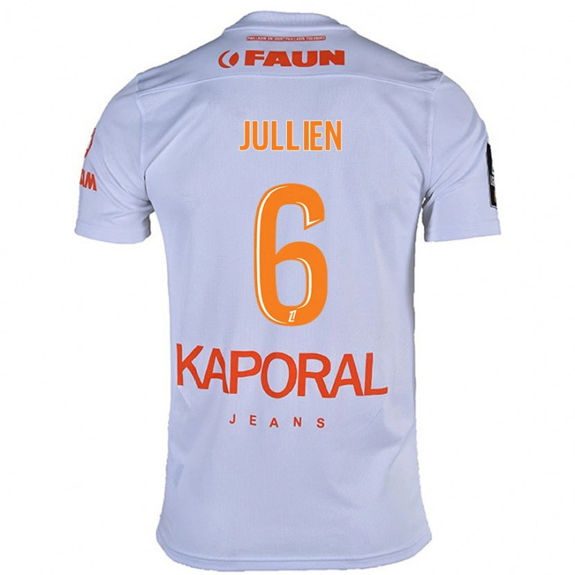 Danxen Kid Christopher Jullien #6 White Away Jersey 2024/25 T-Shirt