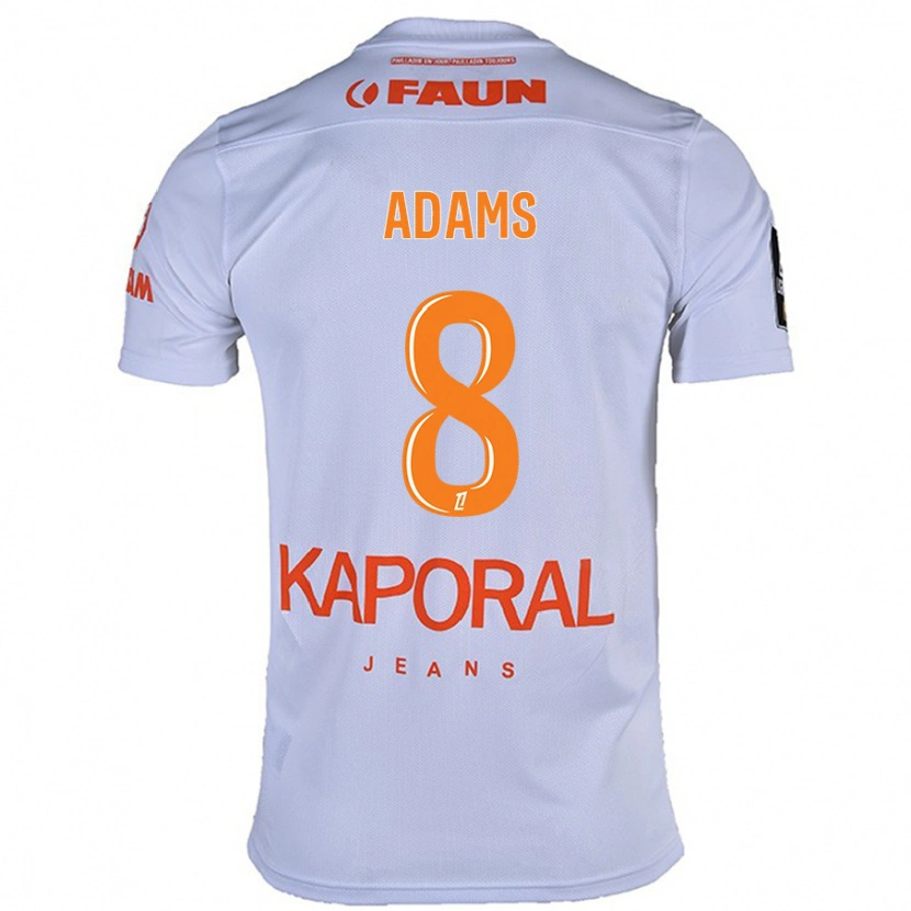 Danxen Kid Akor Adams #8 White Away Jersey 2024/25 T-Shirt