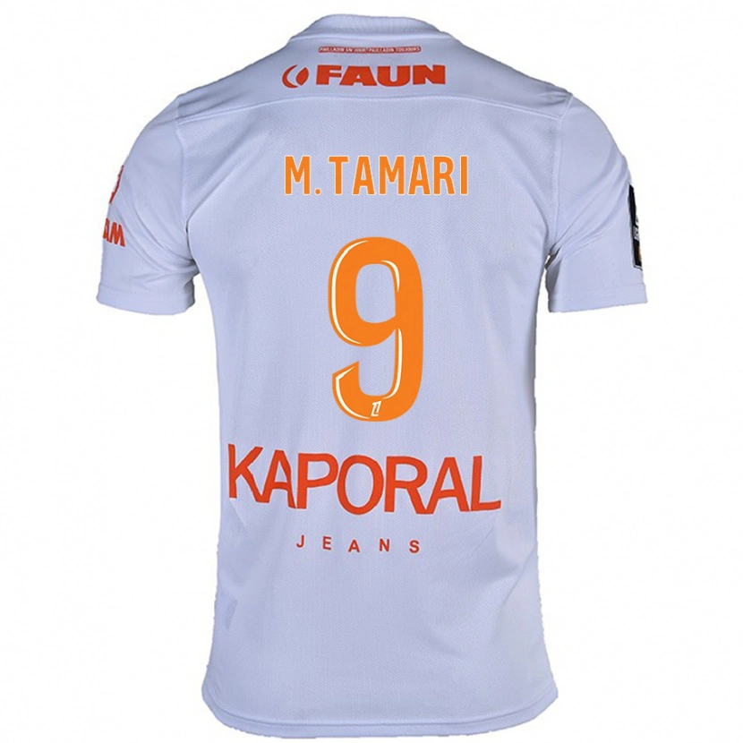 Danxen Kid Mousa Tamari #9 White Away Jersey 2024/25 T-Shirt