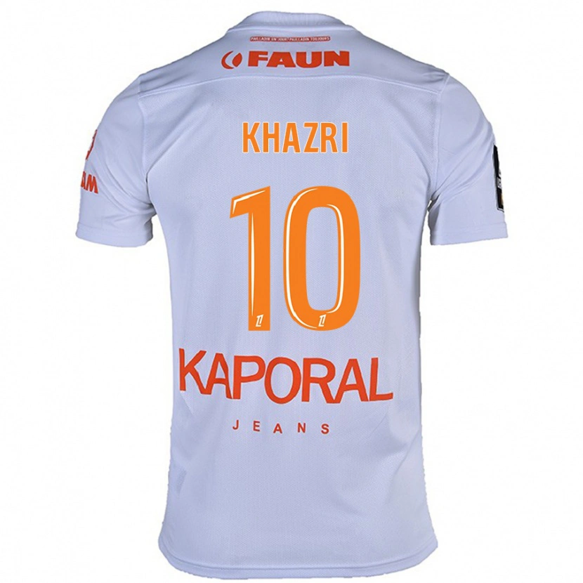 Danxen Kid Wahbi Khazri #10 White Away Jersey 2024/25 T-Shirt