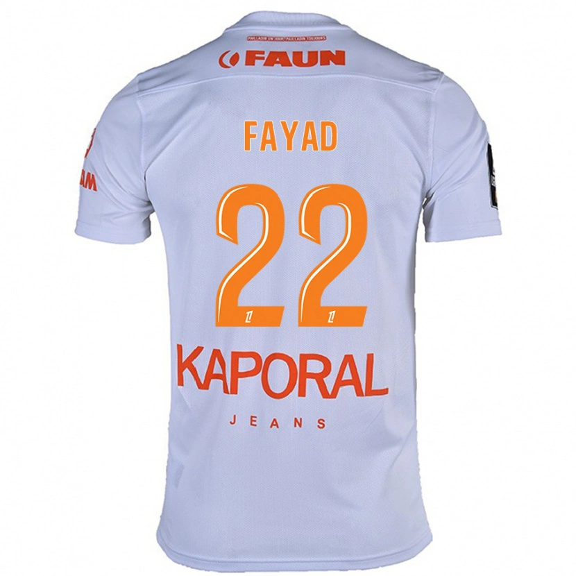 Danxen Kid Khalil Fayad #22 White Away Jersey 2024/25 T-Shirt