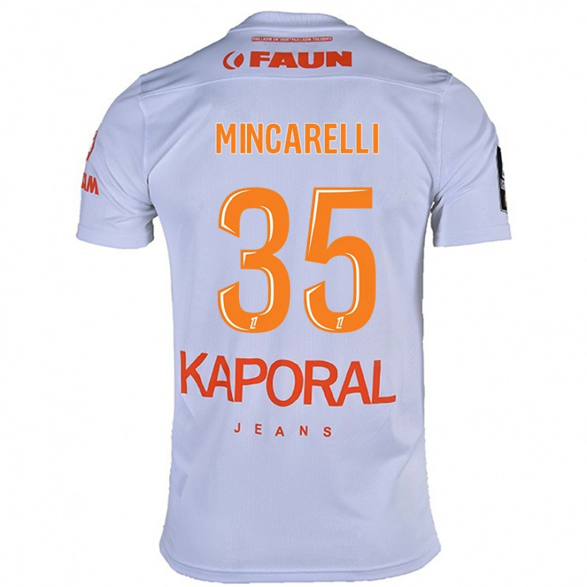 Danxen Kid Lucas Mincarelli #35 White Away Jersey 2024/25 T-Shirt