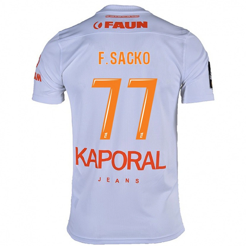 Danxen Kid Falaye Sacko #77 White Away Jersey 2024/25 T-Shirt