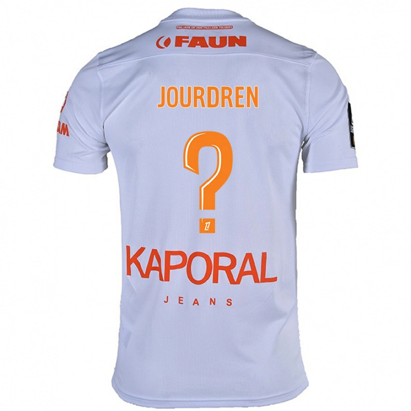 Danxen Kid Ilan Jourdren #0 White Away Jersey 2024/25 T-Shirt