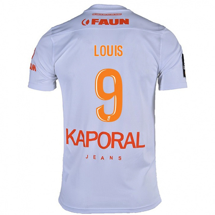 Danxen Kid Kethna Louis #9 White Away Jersey 2024/25 T-Shirt