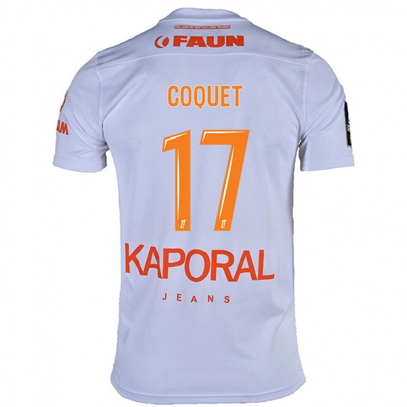 Danxen Kid Judith Coquet #17 White Away Jersey 2024/25 T-Shirt