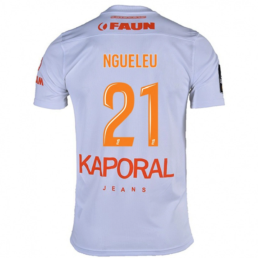 Danxen Kid Nina Ngueleu #21 White Away Jersey 2024/25 T-Shirt