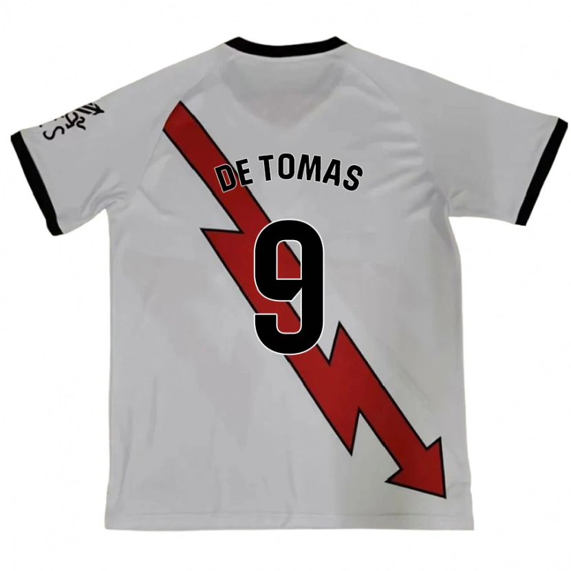 Danxen Kid Raúl De Tomás #9 Red Away Jersey 2024/25 T-Shirt