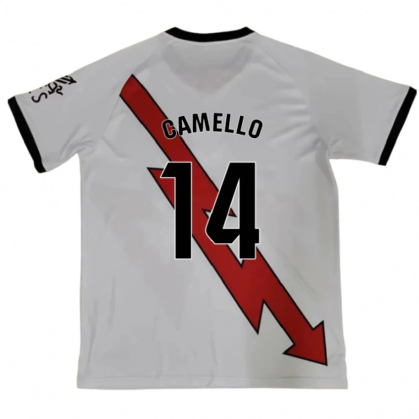 Danxen Kid Sergio Camello #14 Red Away Jersey 2024/25 T-Shirt