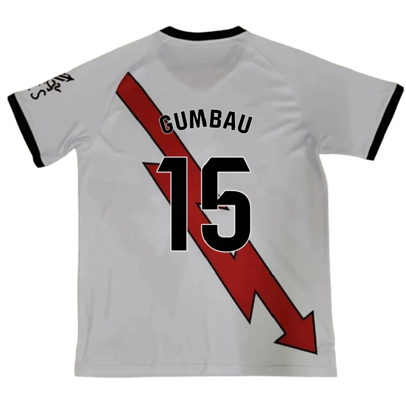 Danxen Kid Gerard Gumbau #15 Red Away Jersey 2024/25 T-Shirt