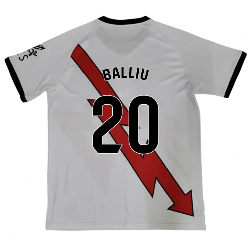 Danxen Kid Iván Balliu #20 Red Away Jersey 2024/25 T-Shirt