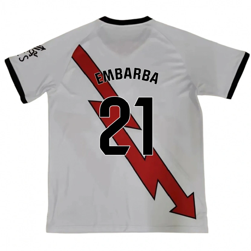 Danxen Kid Adrián Embarba #21 Red Away Jersey 2024/25 T-Shirt