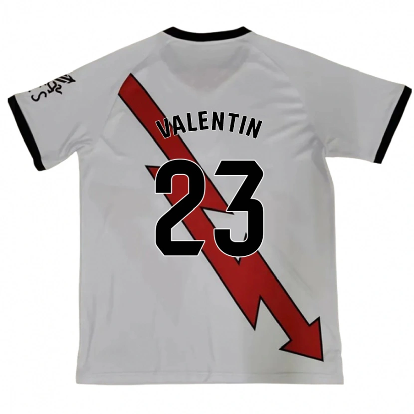 Danxen Kid Óscar Valentín #23 Red Away Jersey 2024/25 T-Shirt