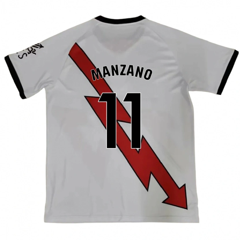 Danxen Kid Sergio Manzano #11 Red Away Jersey 2024/25 T-Shirt