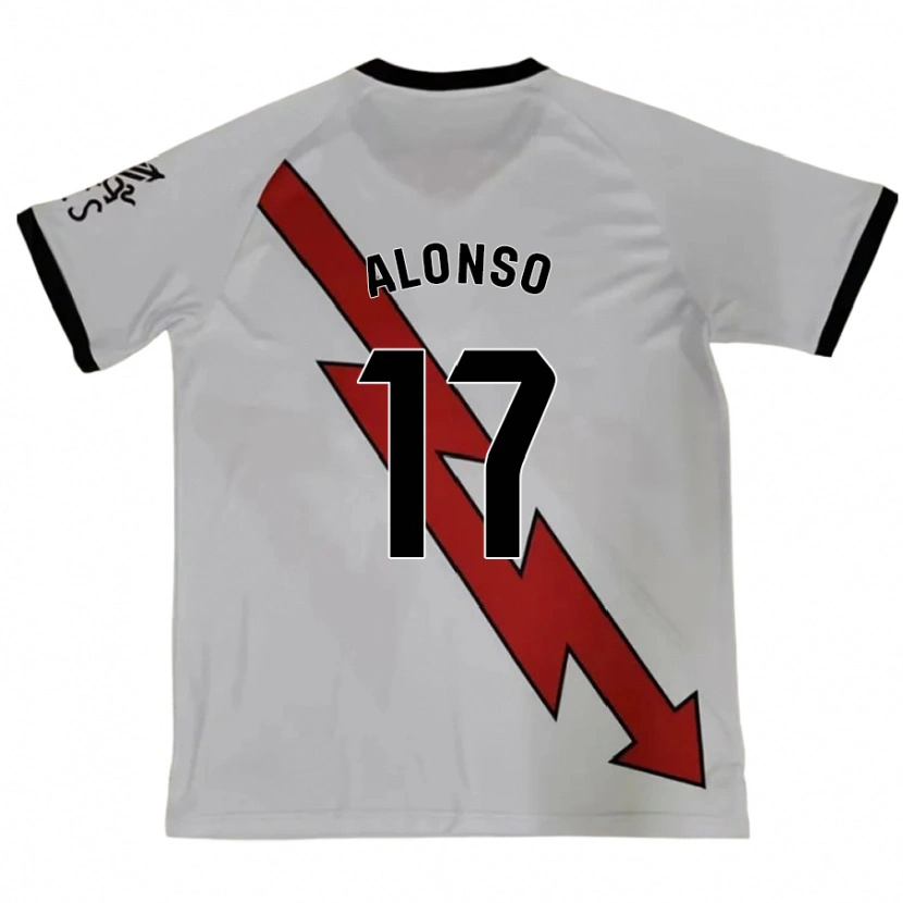 Danxen Kid Sergio Alonso #17 Red Away Jersey 2024/25 T-Shirt