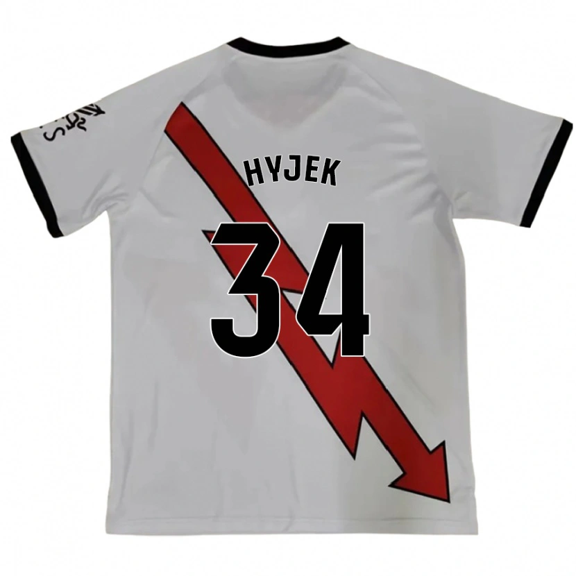 Danxen Kid David Hyjek #34 Red Away Jersey 2024/25 T-Shirt