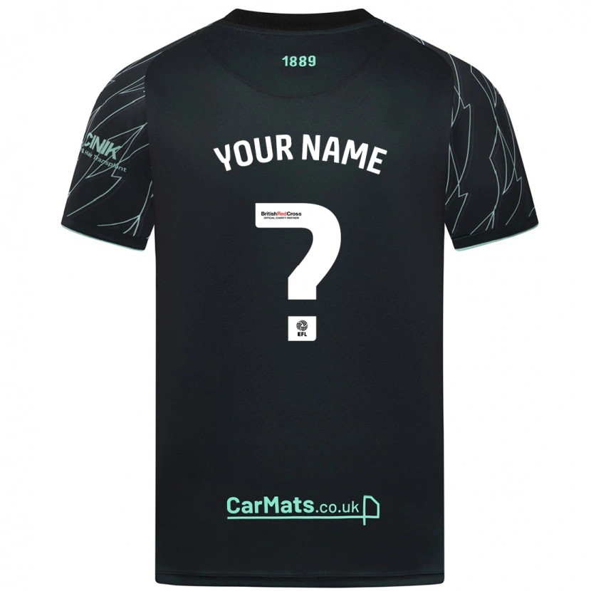 Danxen Kid Your Name #0 Black Green Away Jersey 2024/25 T-Shirt