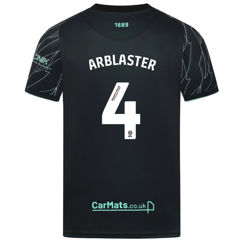 Danxen Kid Oliver Arblaster #4 Black Green Away Jersey 2024/25 T-Shirt