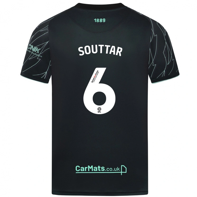 Danxen Kid Harry Souttar #6 Black Green Away Jersey 2024/25 T-Shirt