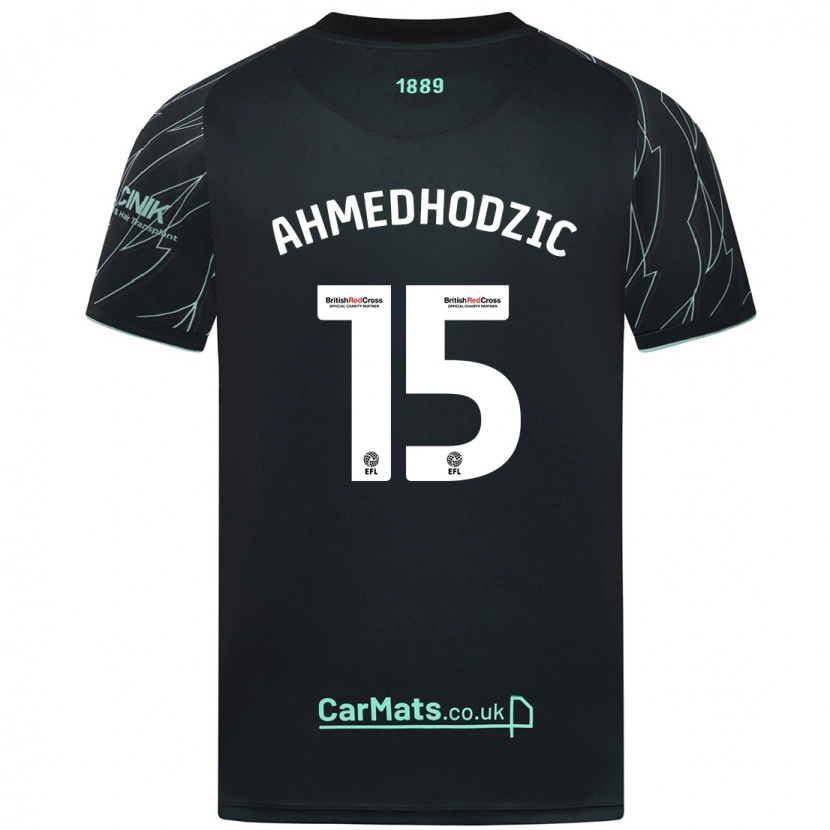 Danxen Kid Anel Ahmedhodzic #15 Black Green Away Jersey 2024/25 T-Shirt