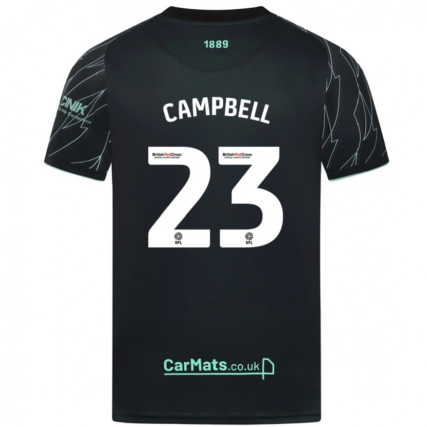 Danxen Kid Tyrese Campbell #23 Black Green Away Jersey 2024/25 T-Shirt