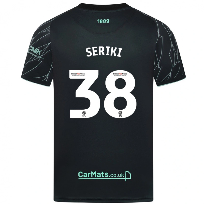 Danxen Kid Femi Seriki #38 Black Green Away Jersey 2024/25 T-Shirt