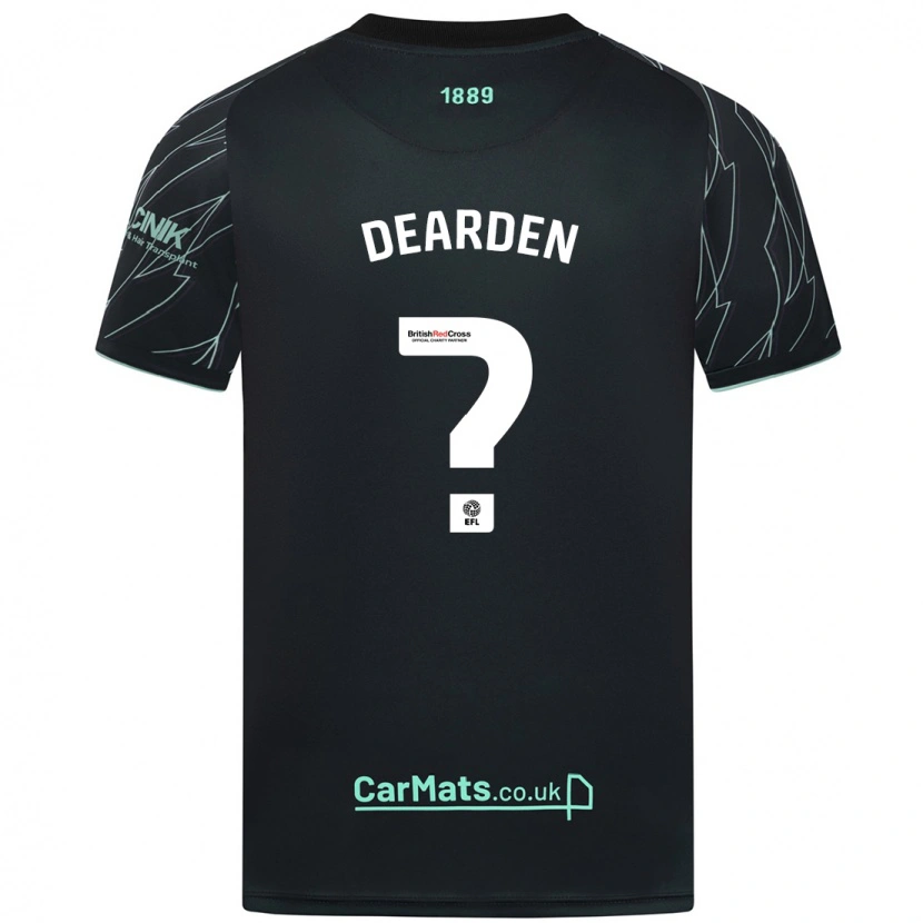 Danxen Kid Thomas Dearden #0 Black Green Away Jersey 2024/25 T-Shirt