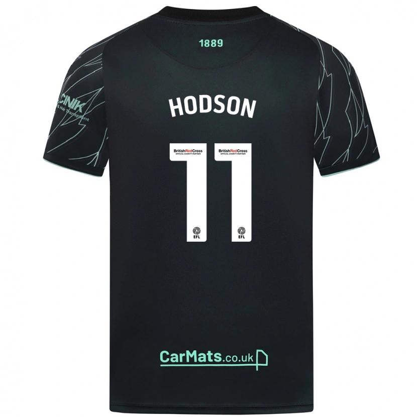 Danxen Kid Ashley Hodson #11 Black Green Away Jersey 2024/25 T-Shirt