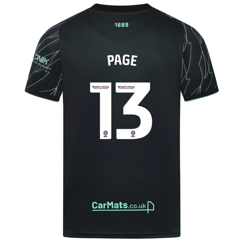 Danxen Kid Olivia Page #13 Black Green Away Jersey 2024/25 T-Shirt