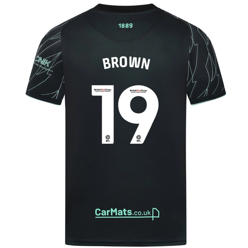 Danxen Kid Alanta Brown #19 Black Green Away Jersey 2024/25 T-Shirt