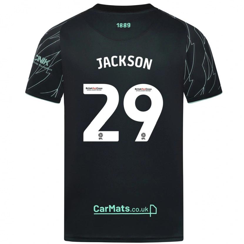 Danxen Kid Fallon Connolly-Jackson #29 Black Green Away Jersey 2024/25 T-Shirt