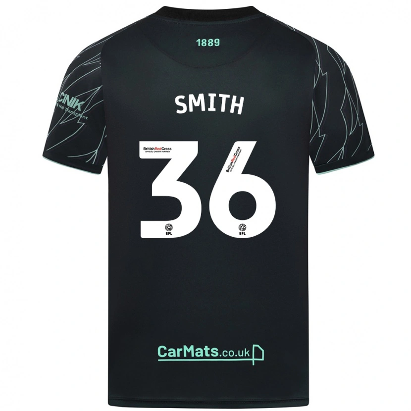 Danxen Kid Joshua Smith #36 Black Green Away Jersey 2024/25 T-Shirt